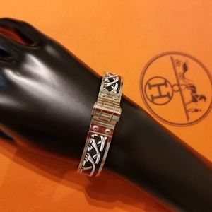 Hermès Balades Equestres Hinged Bracelet